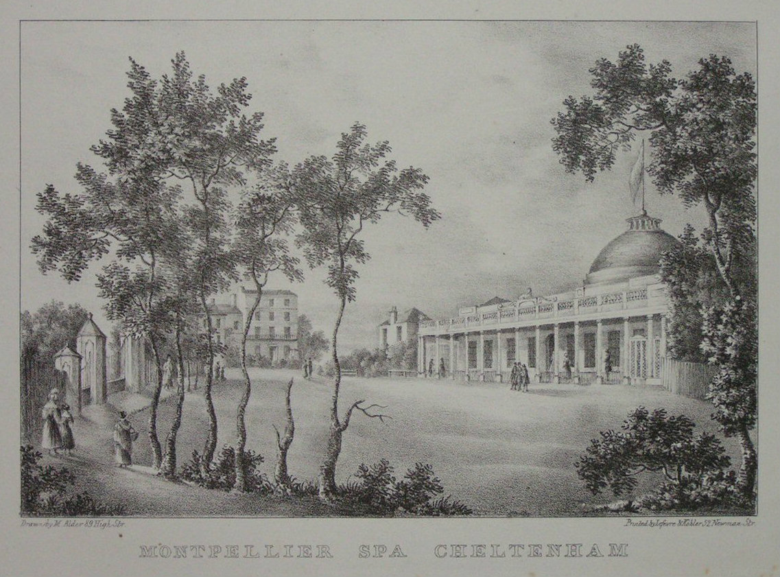 Lithograph - Montpellier Spa, Cheltenham